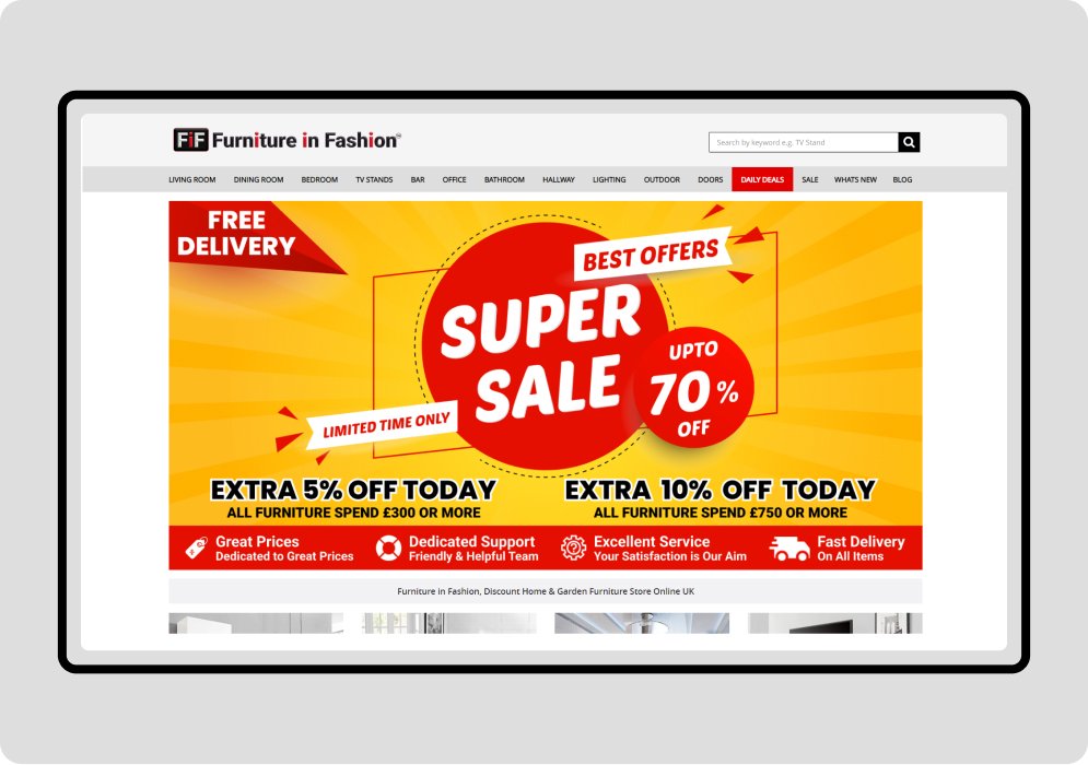 Furniture Web Design Company