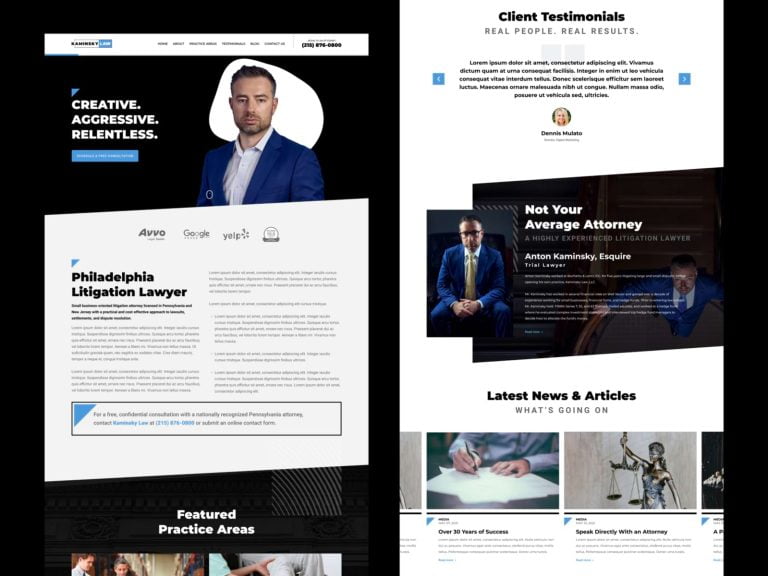 Law Firm Web Design Services in Thunder Bay