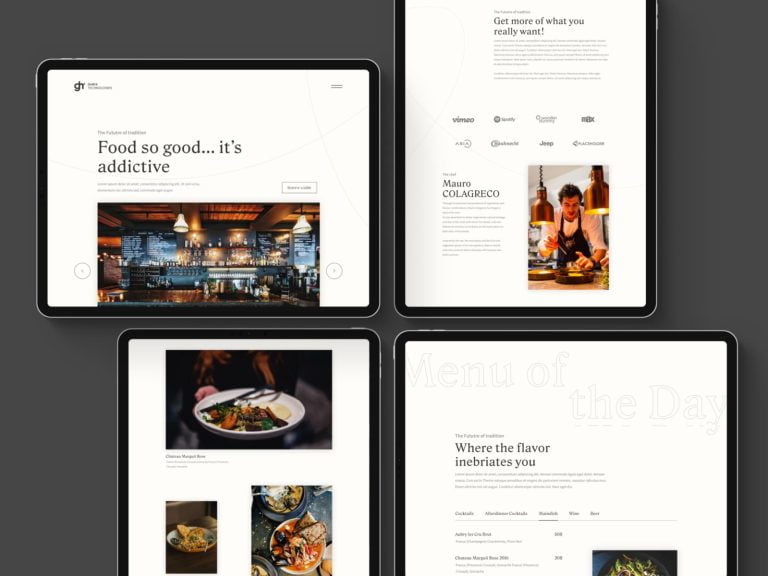 Food and Restaurant Website Design Services in Thunder Bay